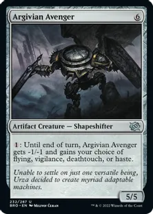 《アルガイヴの報復者/Argivian Avenger》[BRO] 茶U