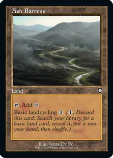 ■旧枠■《灰のやせ地/Ash Barrens》[BRC] 土地C