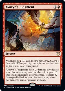 《アヴァシンの裁き/Avacyn's Judgment》[C19]赤R