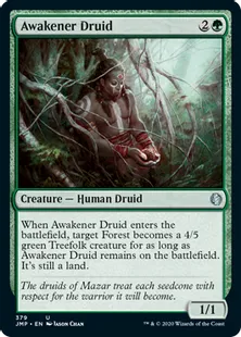 《覚醒のドルイド/Awakener Druid》[JMP] 緑U