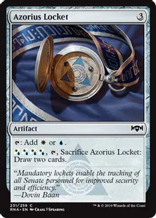 《アゾリウスのロケット/Azorius Locket》[RNA] 茶C