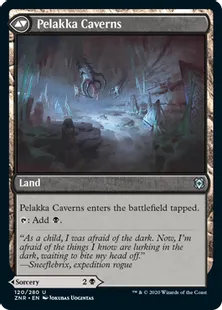 《ペラッカの捕食/Pelakka Predation》/《ペラッカの洞窟/Pelakka Caverns》[ZNR] 黒U