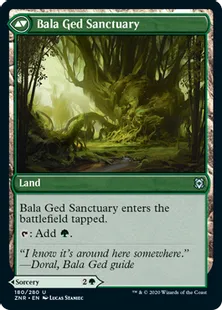 《バーラ・ゲドの復活/Bala Ged Recovery》/《バーラ・ゲドの聖域/Bala Ged Sanctuary》[ZNR] 緑U