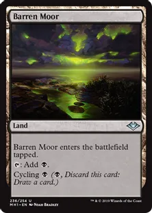 《やせた原野/Barren Moor》[MH1] 土地U