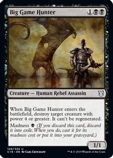 《大物狙い/Big Game Hunter》[C19]黒U