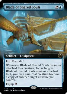 ■拡張アート■《共同魂の刃/Blade of Shared Souls》(378)[ONE-BF]青R