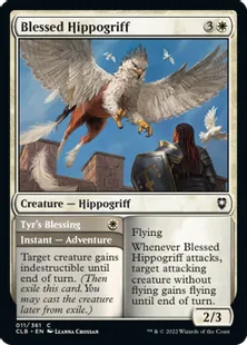 《祝福のヒポグリフ/Blessed Hippogriff》[CLB] 白C