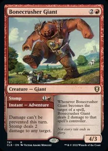 《砕骨の巨人/Bonecrusher Giant》[CLB] 赤R