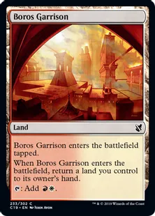 《ボロスの駐屯地/Boros Garrison》[C19]土地C