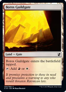 《ボロスのギルド門/Boros Guildgate》[C19]土地C