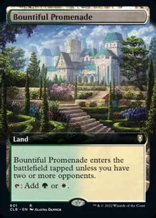 ■拡張アート■《豪勢な大通り/Bountiful Promenade》[CLB-BF] 土地R