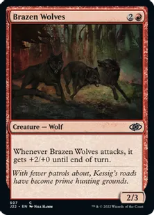 《猛々しい狼/Brazen Wolves》[J22] 赤C