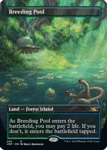 ■ボーダーレス■《繁殖池/Breeding Pool》[UNF-BF] 土地R