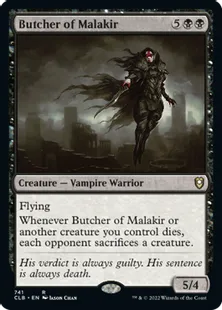 《マラキールの解体者/Butcher of Malakir》[CLB] 黒R