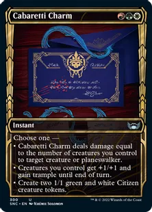 ■ショーケース■《舞台座一家の魔除け/Cabaretti Charm》[SNC-BF] 金U