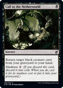 《冥界への呼び声/Call to the Netherworld》[C19]黒C