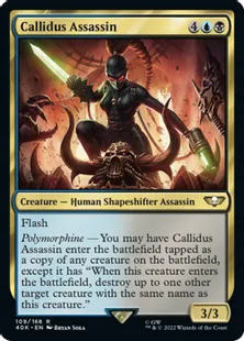 (109)《キャリダス・アサシン/Callidus Assassin》[40K] 金R