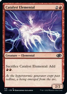 《触媒の精霊/Catalyst Elemental》[J22] 赤C
