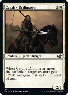 《騎兵隊の教練官/Cavalry Drillmaster》[J22] 白C