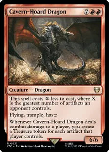 《洞窟に宝蓄えしドラゴン/Cavern-Hoard Dragon》[LTC] 赤R