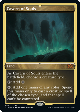 《魂の洞窟/Cavern of Souls》[2X2-BF] 土地R