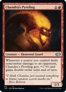 《チャンドラの紅蓮獣/Chandra's Pyreling》[J22] 赤U