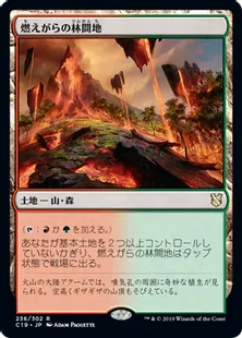 《燃えがらの林間地/Cinder Glade》[C19]土地R