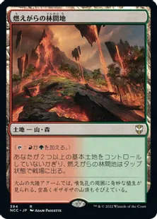 《燃えがらの林間地/Cinder Glade》[NCC] 土地R