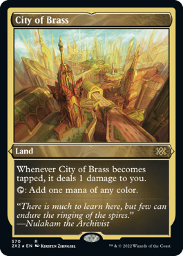 《真鍮の都/City of Brass》[2X2-BF] 土地R