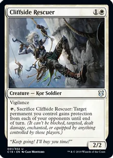 《絶壁の救助者/Cliffside Rescuer》[C19]白U