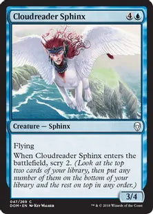 《雲読みスフィンクス/Cloudreader Sphinx》[DOM] 青C