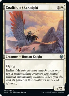 《連合の空騎士/Coalition Skyknight》[DMU] 白U
