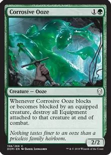 《腐食軟泥/Corrosive Ooze》[DOM] 緑C