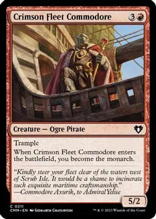 《真紅艦隊の准将/Crimson Fleet Commodore》[CMM] 赤C