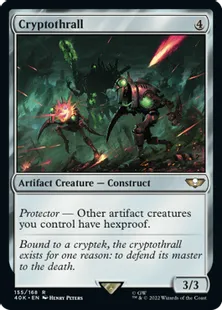 (155)《クリプトスロール/Cryptothrall》[40K] 茶R