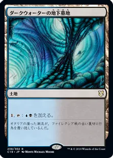 《ダークウォーターの地下墓地/Darkwater Catacombs》[C19]土地R