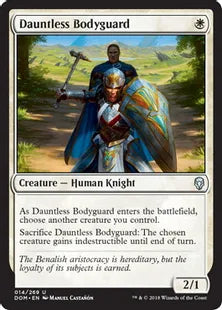 《不屈の護衛/Dauntless Bodyguard》[DOM] 白U