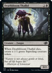 《死花のサリッド/Deathbloom Thallid》[J22] 黒C