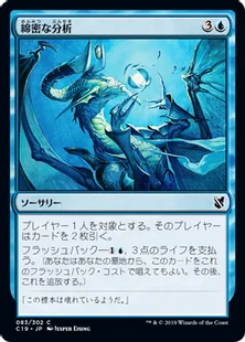 《綿密な分析/Deep Analysis》[C19]青C