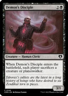 《悪魔の信奉者/Demon's Disciple》[CMM] 黒C