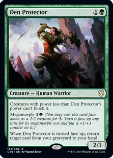 《棲み家の防御者/Den Protector》[C19]緑R