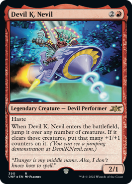【ギャラクシー・Foil】《Devil K. Nevil》[UNF-GF] 赤R