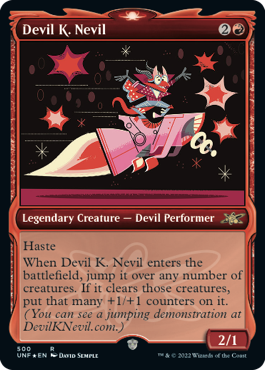 【ギャラクシー・Foil】■ショーケース■《Devil K. Nevil》[UNF-BF] 赤R