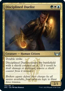 《規律正しい決闘者/Disciplined Duelist》[SNC] 金U