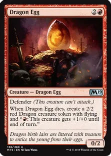 《ドラゴンの卵/Dragon Egg》[M19] 赤U