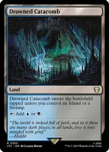 《水没した地下墓地/Drowned Catacomb》[LTC] 土地R