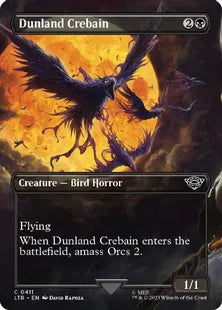 ■ボーダーレス■《褐色国のクレバイン/Dunland Crebain》[LTR-BF] 黒C