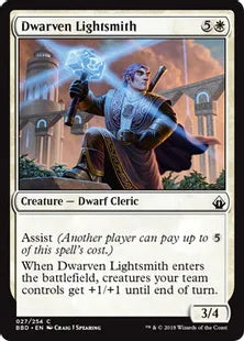 《ドワーフの光鍛冶/Dwarven Lightsmith》[BBD] 白C