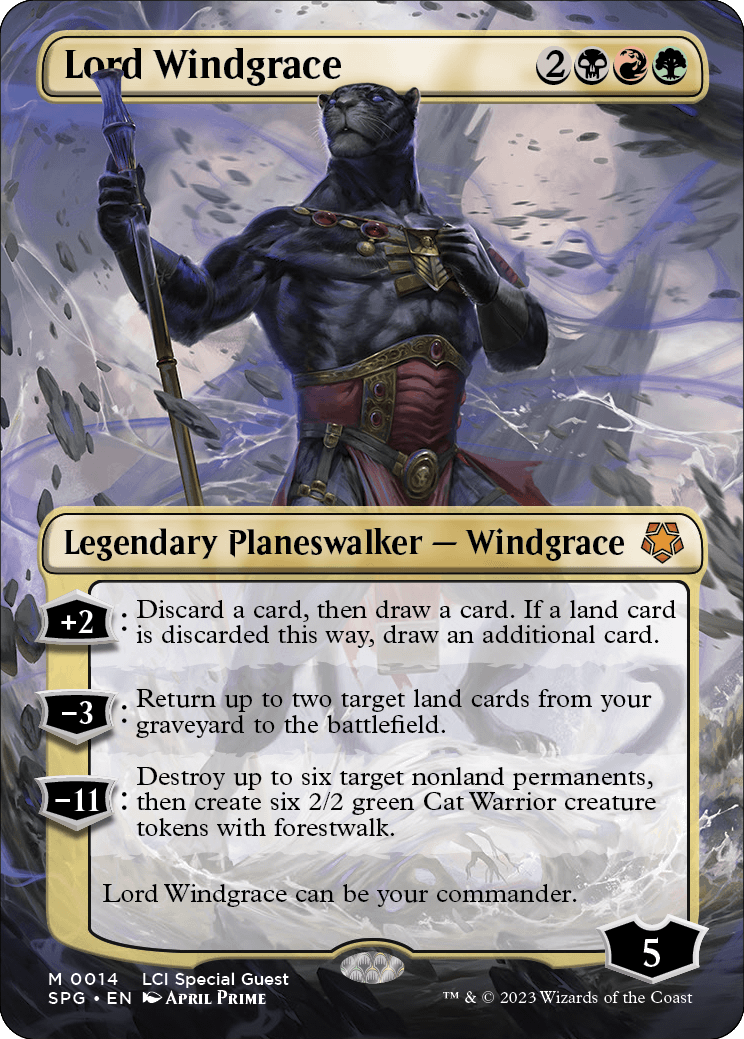 《 ウィンドグレイス卿/Lord Windgrace》[SPG] 金R