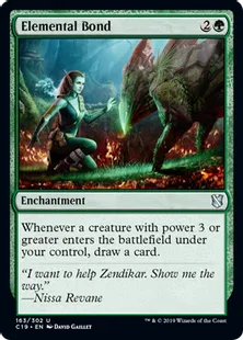 《精霊の絆/Elemental Bond》[C19]緑U
